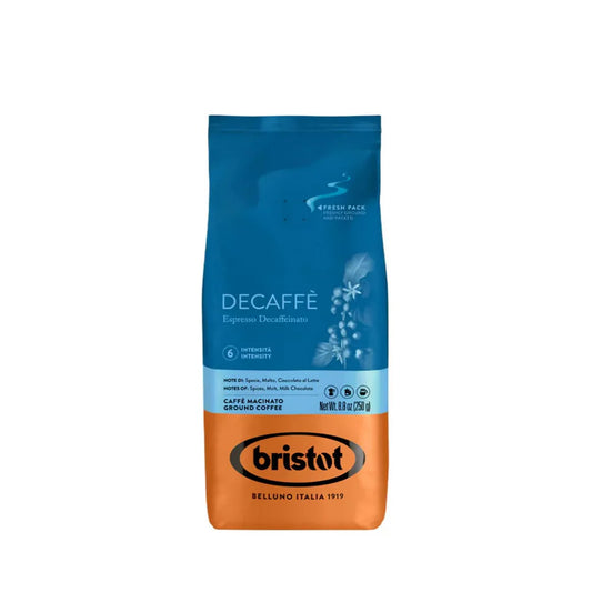 Bristot - Decaffee Espresso Ground Coffee, 250g